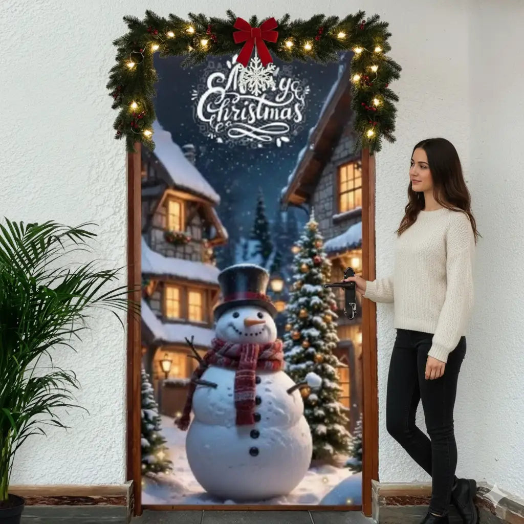 Funda Decorativa Navideña para Puerta