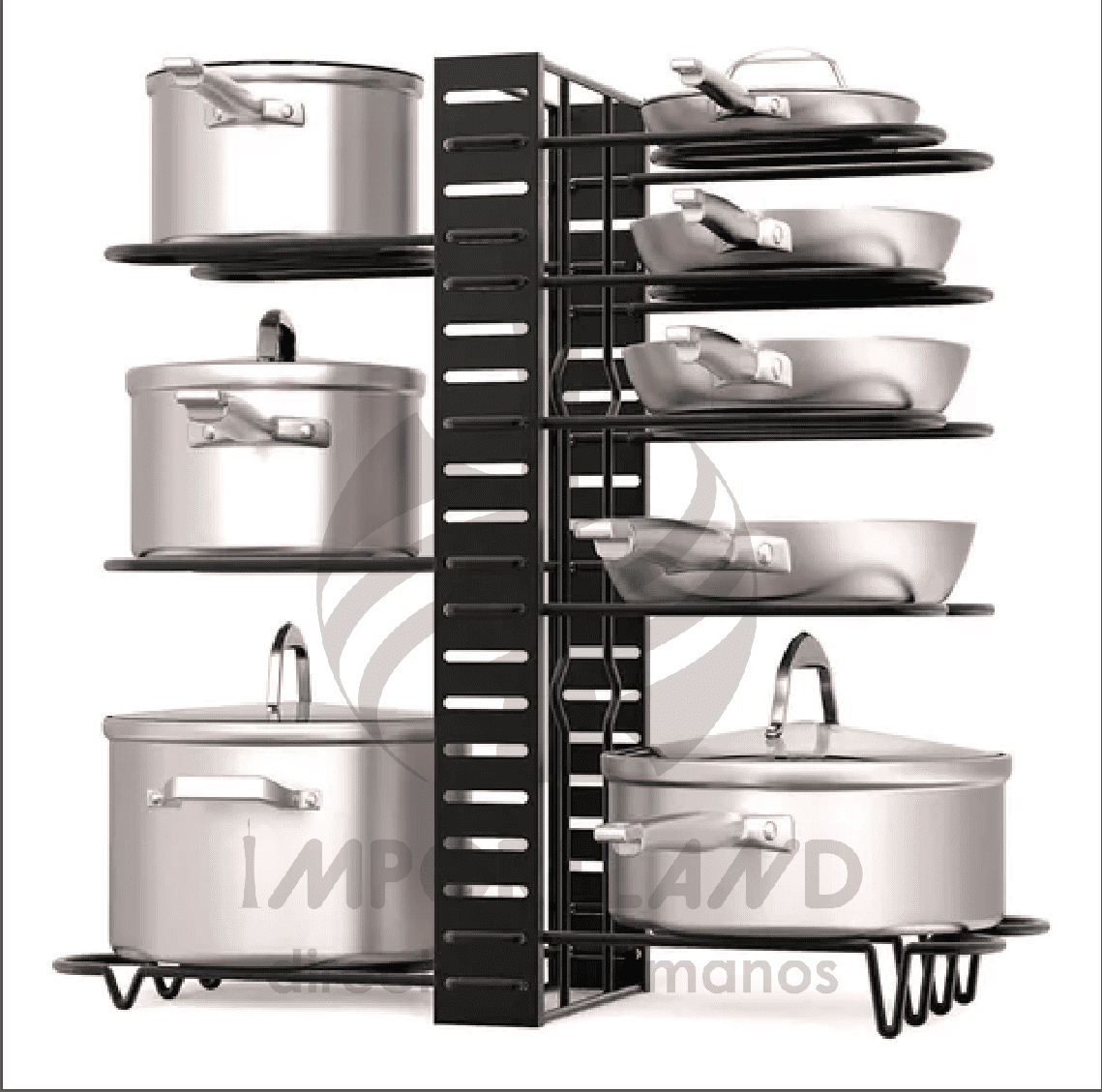 Organizador Tapas Ollas X 8 Niveles