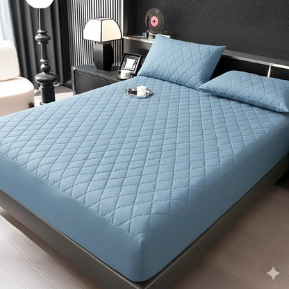 Protector Antifluido Premium + Fundas de Almohada GRATIS