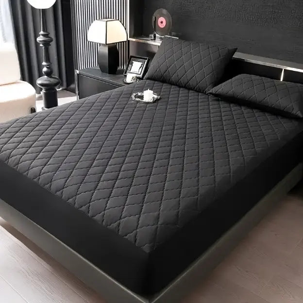 Protector Antifluido Premium + Fundas de Almohada GRATIS