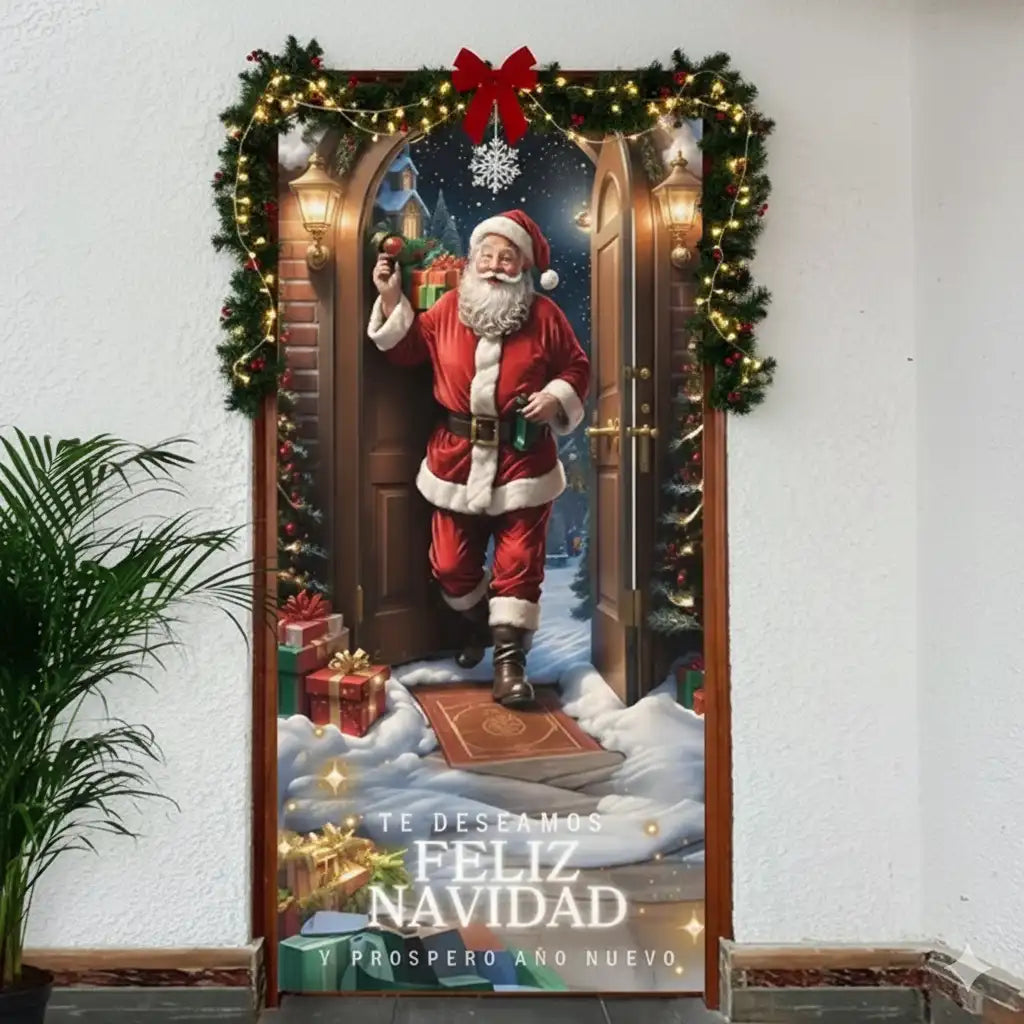 Funda Decorativa Navideña para Puerta