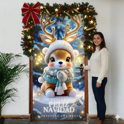 Funda Decorativa Navideña para Puerta