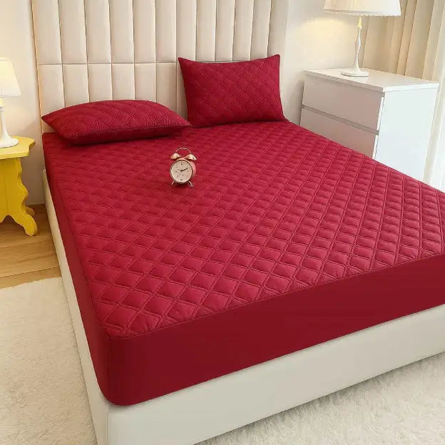 Protector Antifluido Premium + Fundas de Almohada GRATIS