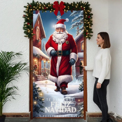 Funda Decorativa Navideña para Puerta