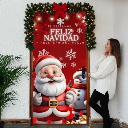 Funda Decorativa Navideña para Puerta